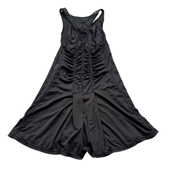 Zella athletic dress sleeveless black size small ruched scrunched - Picture 2 of 4